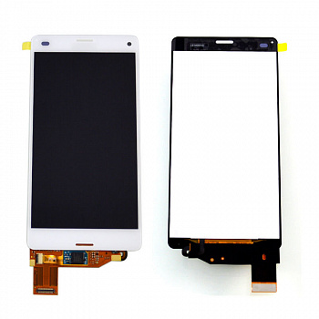Дисплей Sony D5803 (Xperia Z3 Compact) в сборе с тачскрином Белый