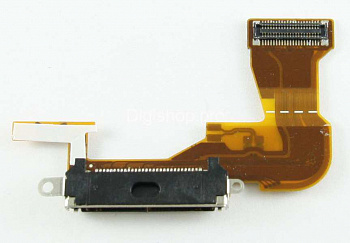Шлейф iPhone 3GS на системный разъем Черный (Original)